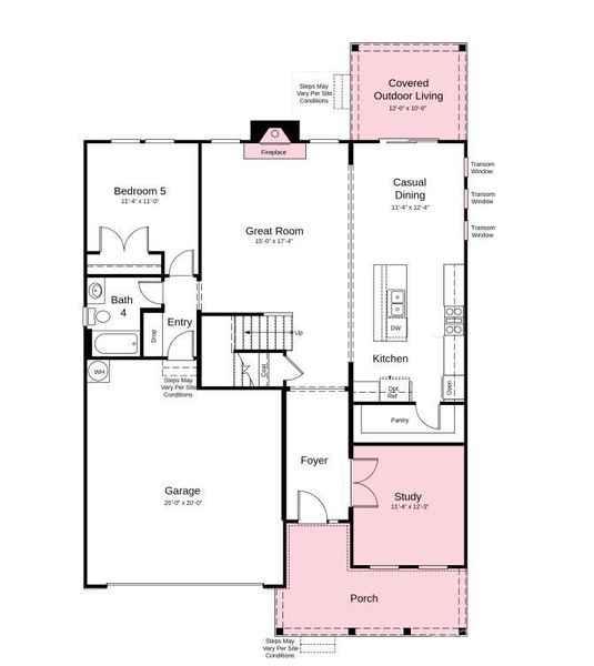 Additional Highlights Include: Gourmet kitchen, fireplace at great room, study in place of flex, transom windows at dining, tray ceiling at primary suite, and covered patio. Additional Highlights Include: Gourmet kitchen, fireplace at great room, study in place of flex, transom windows at dining, tray ceiling at primary suite, and covered patio.