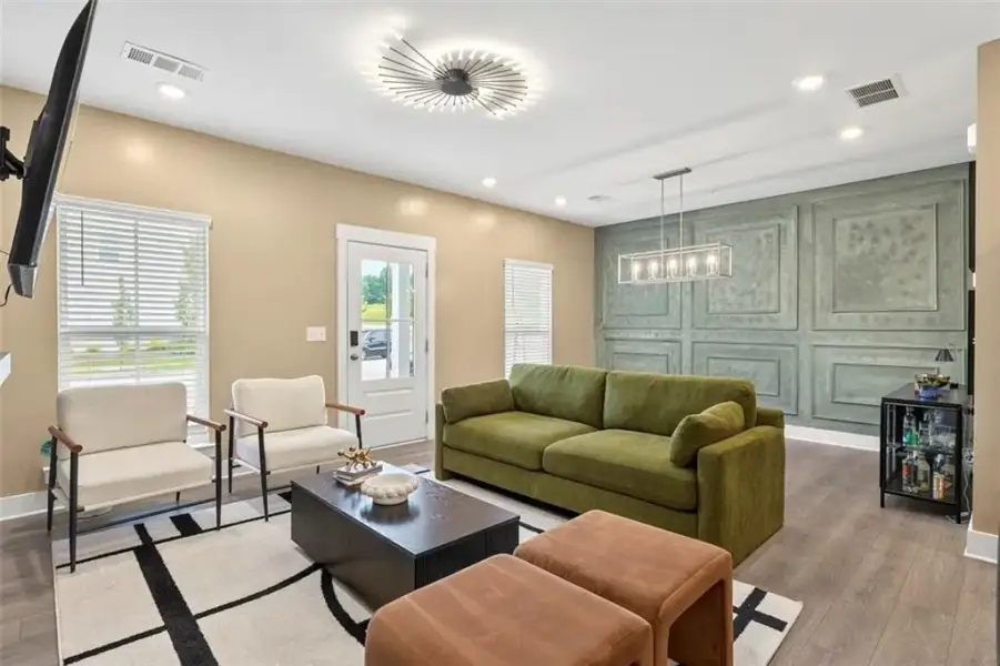 Furnished interior view inside a new home in , Conyers (Image 6).