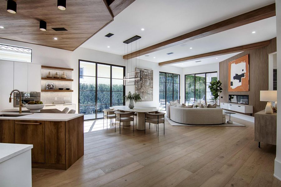 Furnished interior view inside a new home in , Wellington (Image 9).