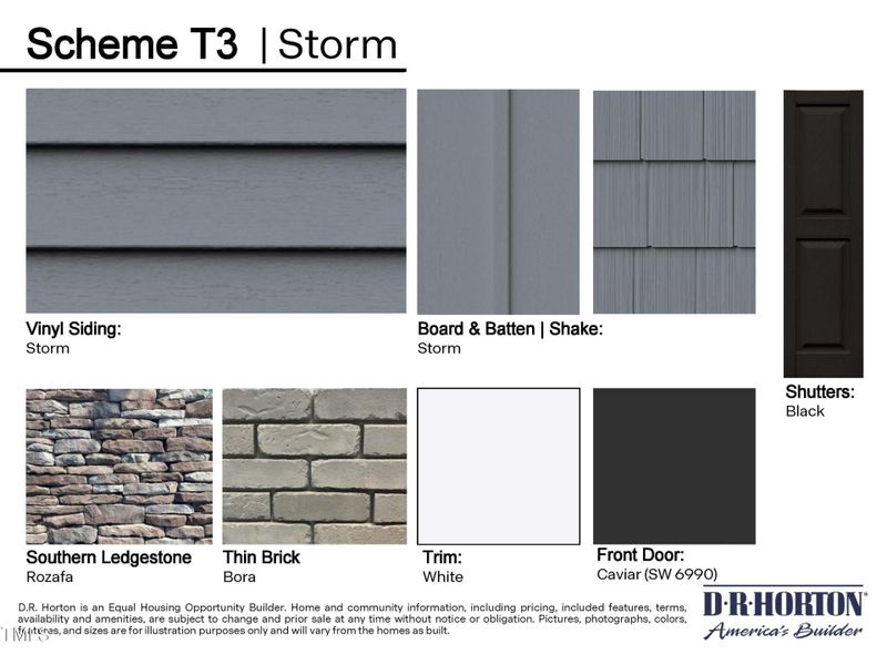 Townhome Exterior Color Packages_RalSout Townhome Exterior Color Packages_RalSout