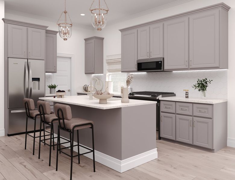 Furnished interior view inside a new home in Willows at Bella Vista Farms, San Tan Valley (Image 14).