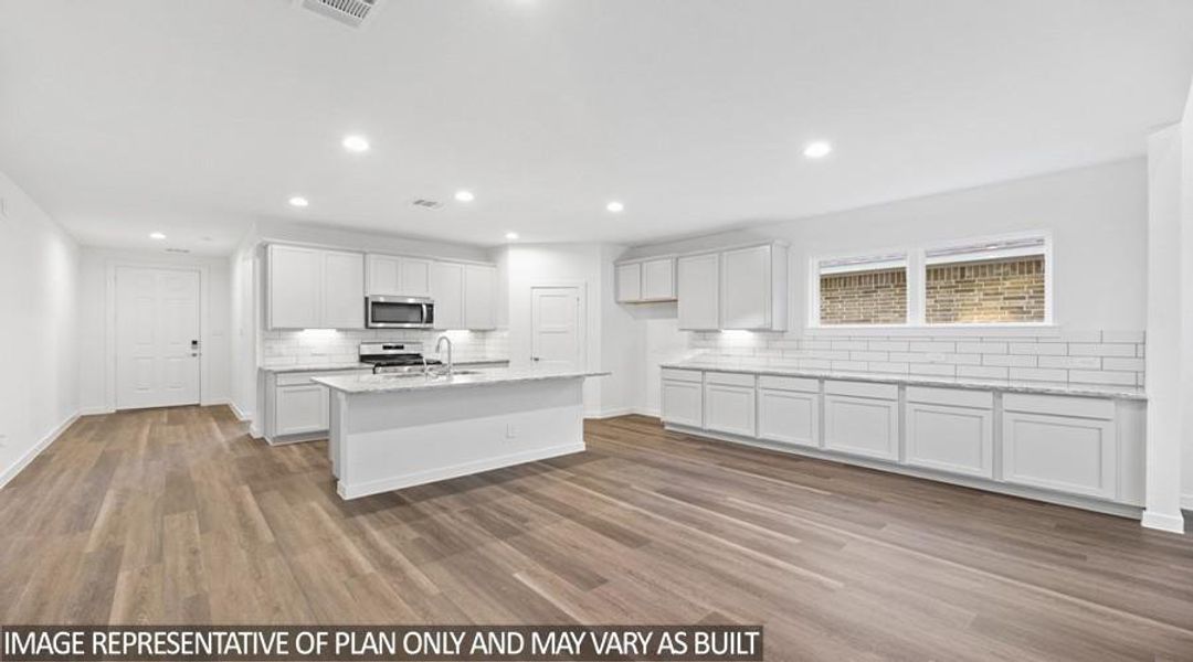 Furnished interior view inside a new home in Hills of Westlake, Conroe (Image 9).