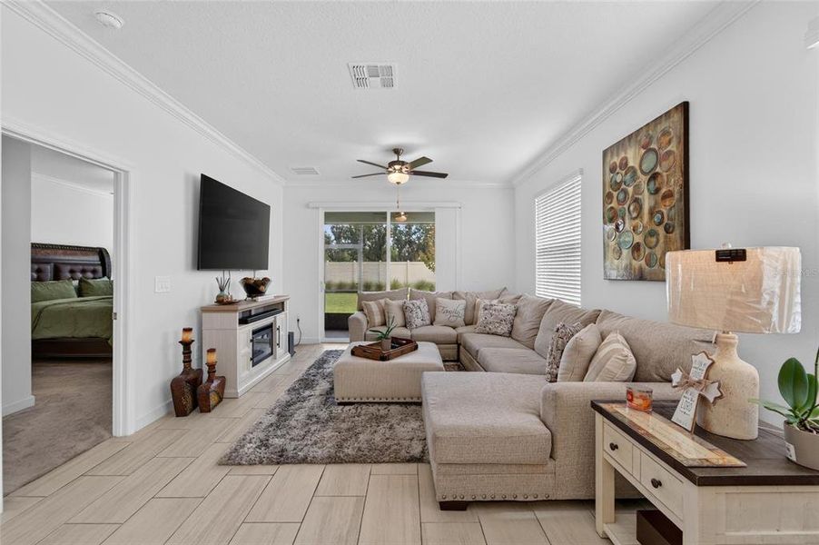Furnished interior view inside a new home in , Parrish (Image 8).