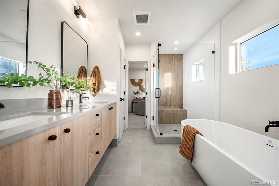 Furnished interior view inside a new home in , Denver (Image 9). Furnished interior view inside a new home in , Denver (Image 9).