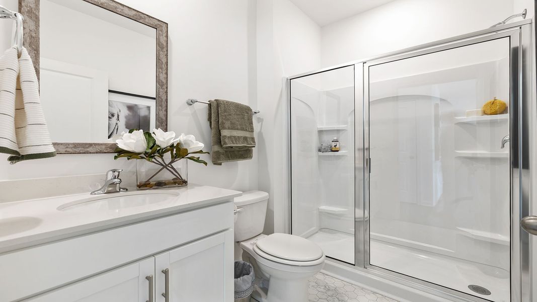 Furnished interior view inside a new home in Spring Ridge, Anderson (Image 18).