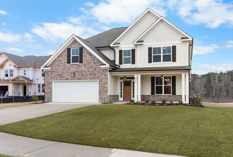 Front Exterior | 915 Lillian Park Drive, The Nottaway Plan by Ivey Homes