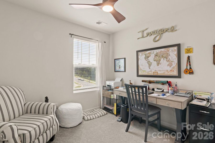 Furnished interior view inside a new home in Hedgecliff Townes, Concord (Image 6). Furnished interior view inside a new home in Hedgecliff Townes, Concord (Image 6).