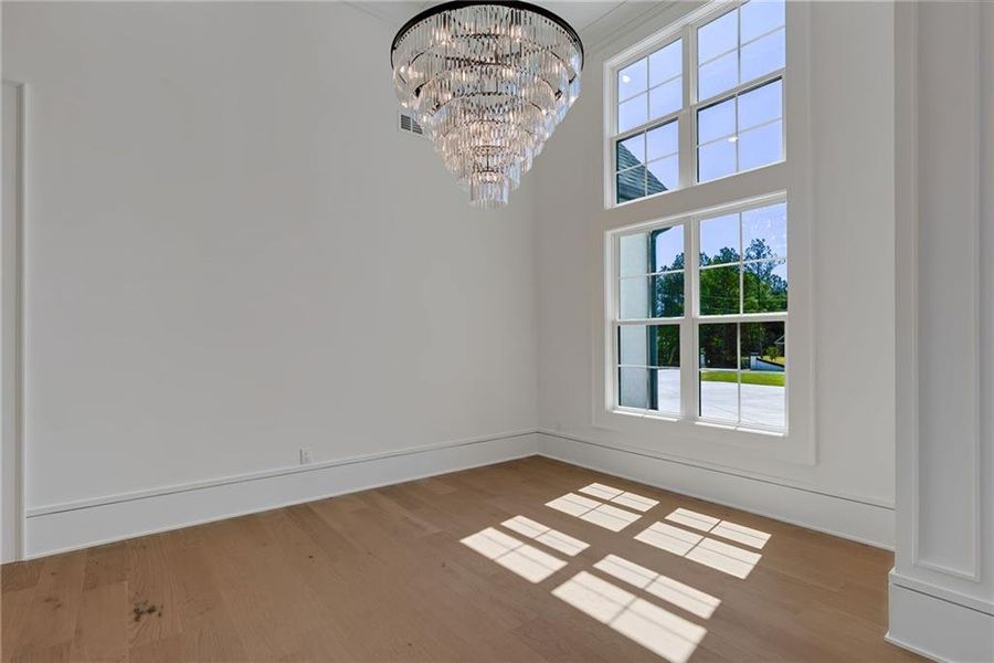 Spacious, unfurnished interior of a new home in , Monroe (Image 160).