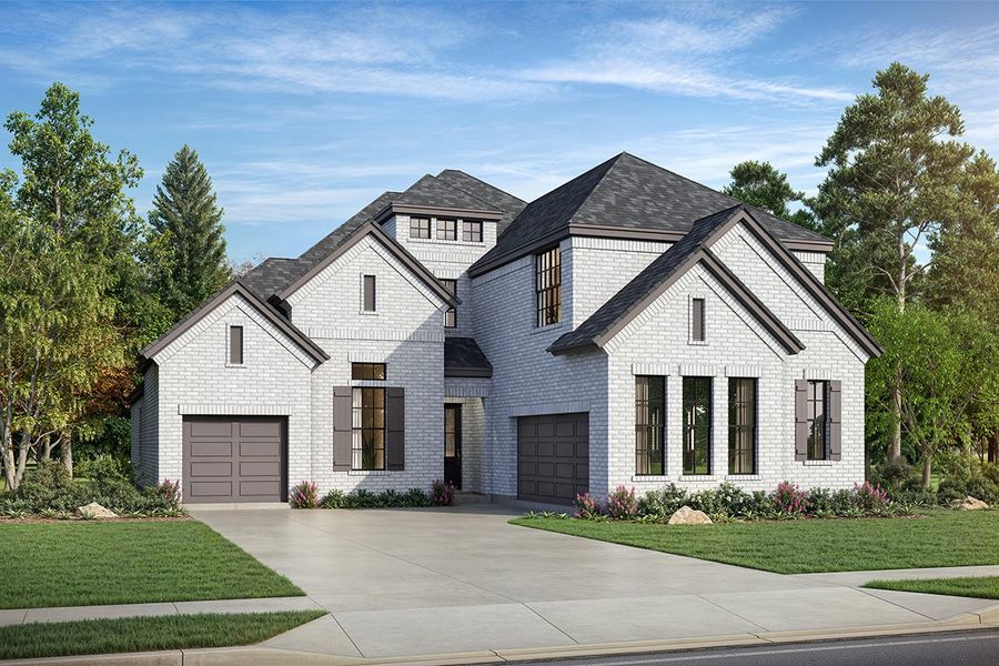 Front exterior of a home in the Signature 64s community, located in Frisco, TX (Image 18).