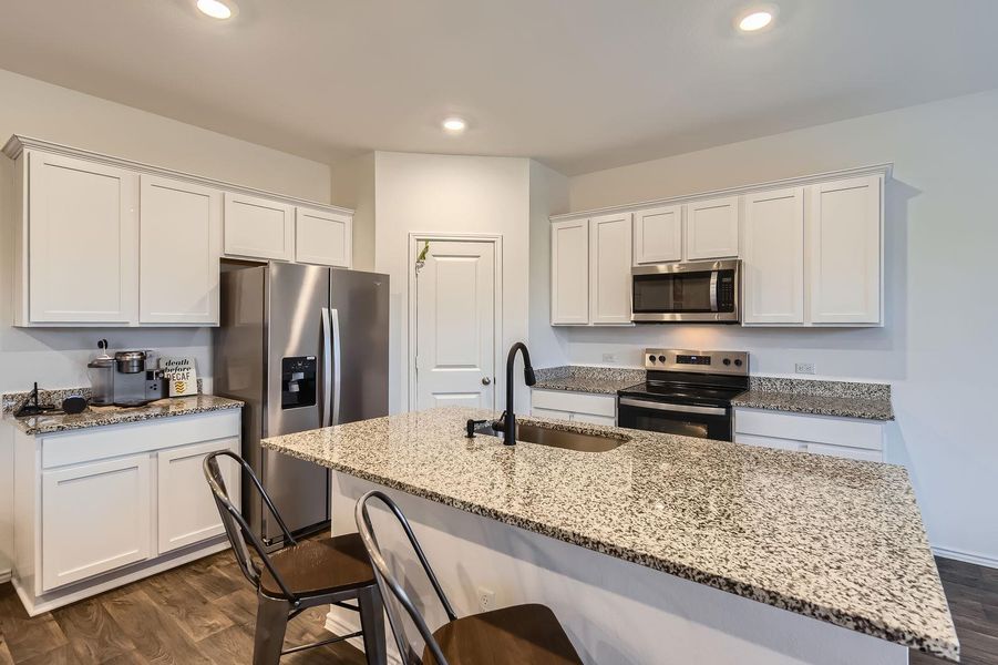 Furnished interior view inside a new home in Palomino, Manor (Image 9). Furnished interior view inside a new home in Palomino, Manor (Image 9).