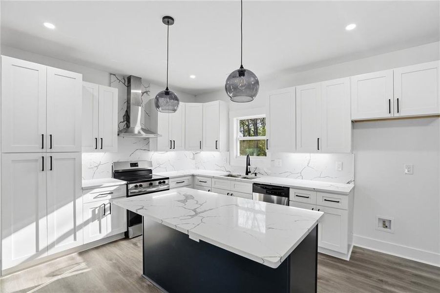 Furnished interior view inside a new home in , Griffin (Image 7).