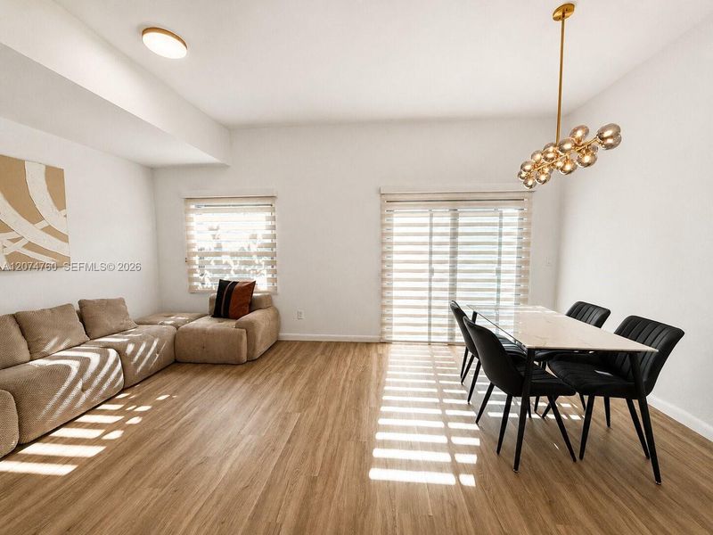 Furnished interior view inside a new home in , Hollywood (Image 7).
