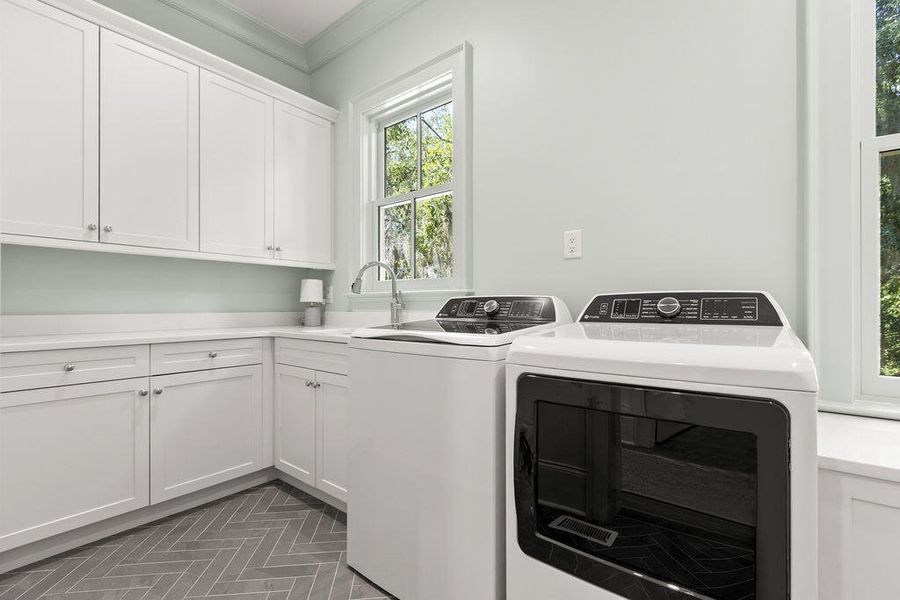 Furnished interior view inside a new home in , Seabrook Island (Image 18).