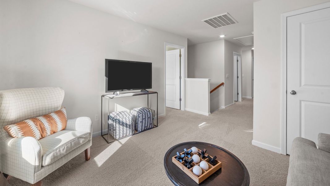 Furnished interior view inside a new home in Bedford Place, Wilson (Image 14). Furnished interior view inside a new home in Bedford Place, Wilson (Image 14).