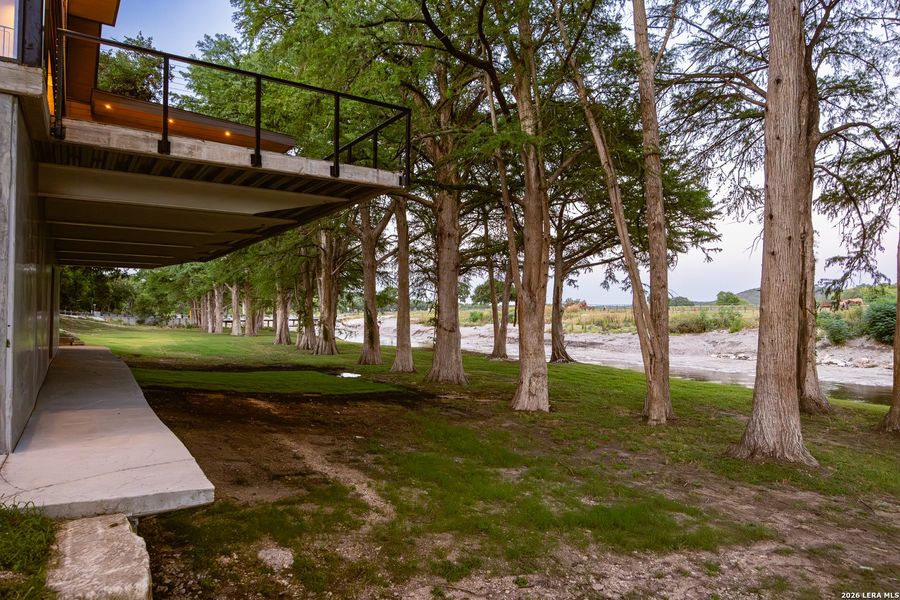 Exterior details and patio area of a home in , Hunt (Image 23). Exterior details and patio area of a home in , Hunt (Image 23).