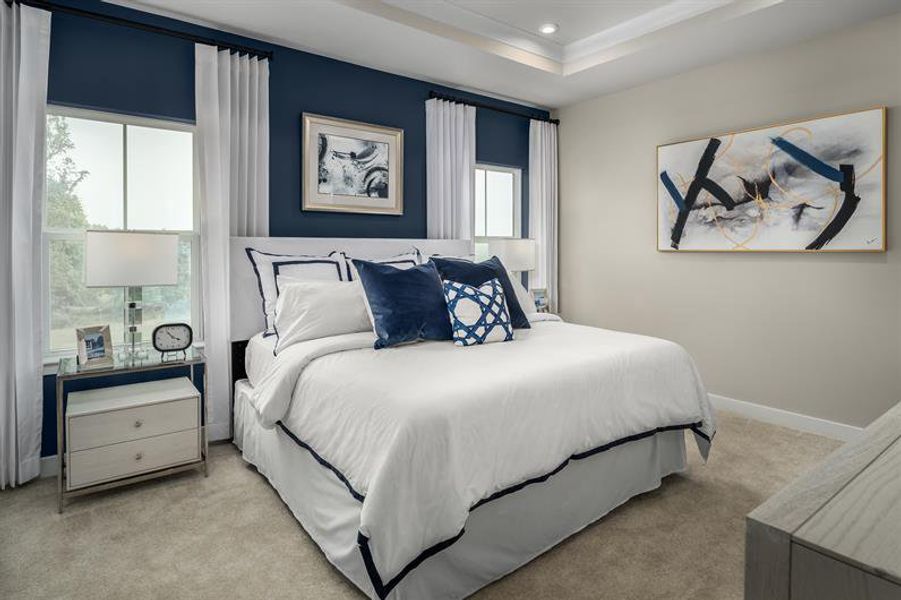 Representative furnished interior of a home built from the Sonata by Ryan Homes in Moore Farm Townhomes, Indian Trail (Image 15).