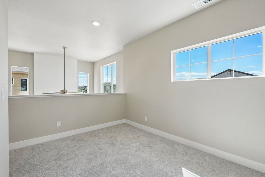 Representative unfurnished interior of a home built from the The Telluride by Landmark Homes in Wilder at Timnath Ranch, Timnath (Image 19).