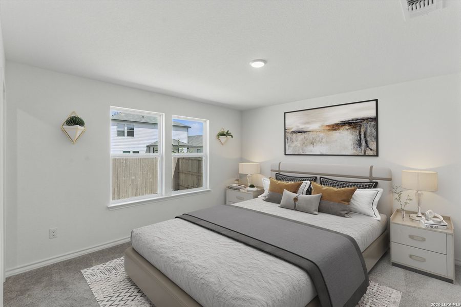 Furnished interior view inside a new home in Horizon Ridge, San Antonio (Image 2). Furnished interior view inside a new home in Horizon Ridge, San Antonio (Image 2).