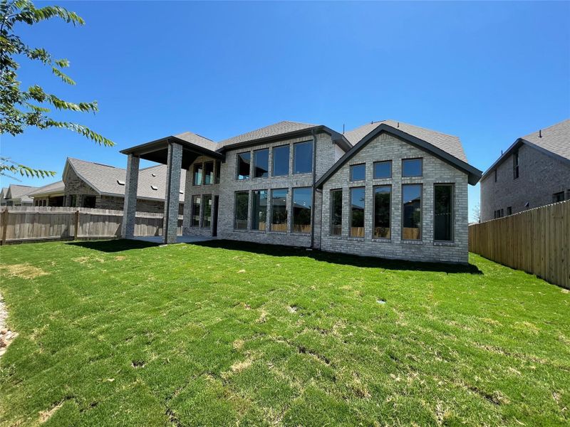 Rear of Home & private backyard Rear of Home & private backyard