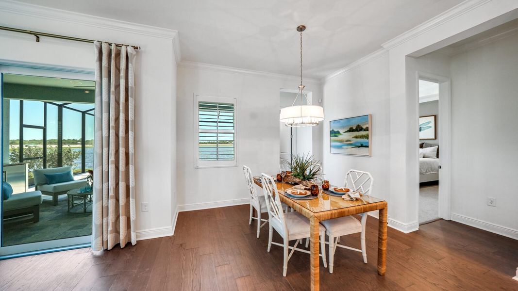 Representative furnished interior of a home built from the Bright Meadow 2 by Neal Communities in Vistera of Venice, Venice (Image 13).
