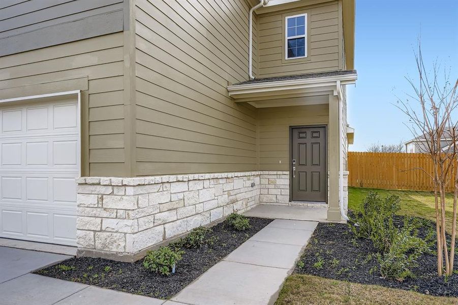 Exterior details and patio area of a home in MiraVerde, Crowley (Image 3).