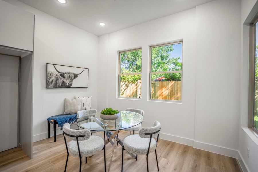 Furnished interior view inside a new home in , Houston (Image 15).