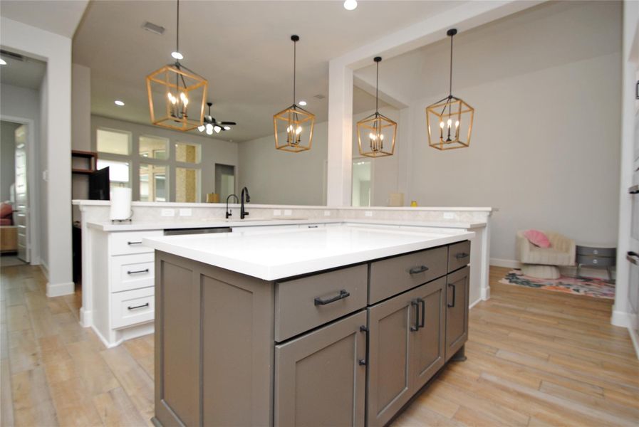 Furnished interior view inside a new home in Cross Creek Ranch, Fulshear (Image 10).