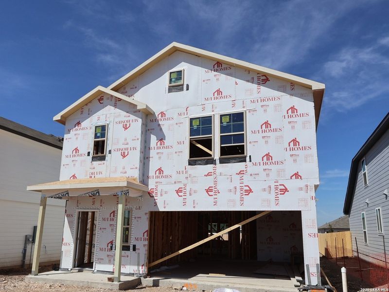 In-progress construction of a new home in Meadows at Clear Springs, New Braunfels, TX (Image 22).