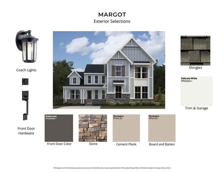 Sample of building materials used in homes in Twin Lakes, Hoschton (Image 3).