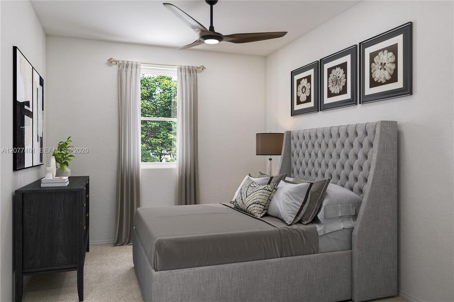 Furnished interior view inside a new home in Breezewood, Miami (Image 4).
