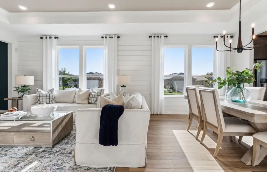 Furnished interior view inside a new home in Del Webb at Trinity Falls, McKinney (Image 15).