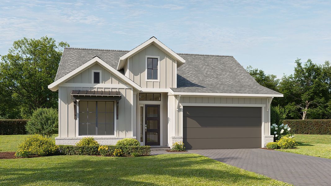 Representative exterior photo of a completed home built from the 2555J by Perry Homes in Hyland Trail, Green Cove Springs, FL (Image 4).