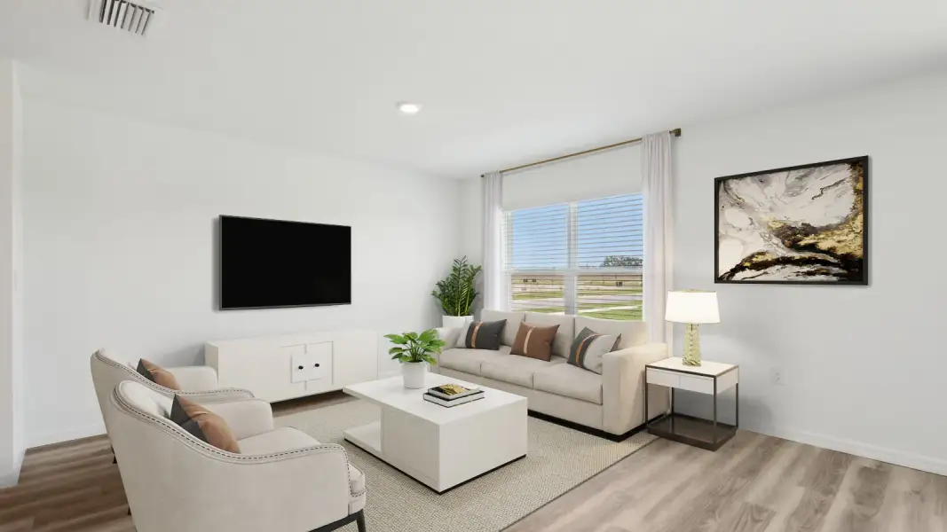 Furnished interior view inside a new home in Balm Grove, Wimauma (Image 8).