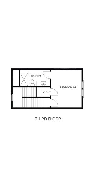 2D floor plan layout for the Pearl by Brock Built in Nautilus Pointe, Inlet Beach, FL (Image 7).