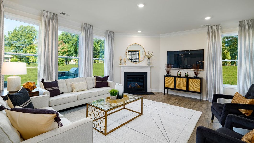 Furnished interior view inside a new home in Sylvan Creek, Denver (Image 10).