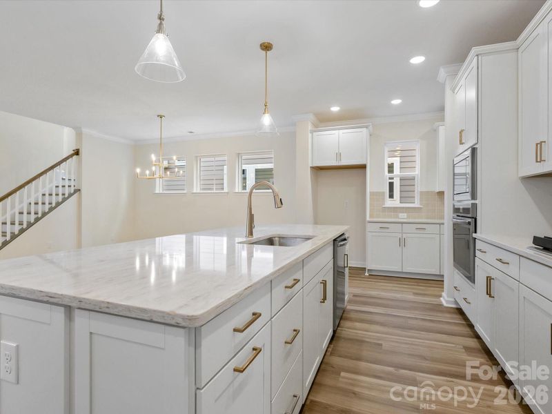 Furnished interior view inside a new home in Whitley Preserve – Park Collection, Mint Hill (Image 12).