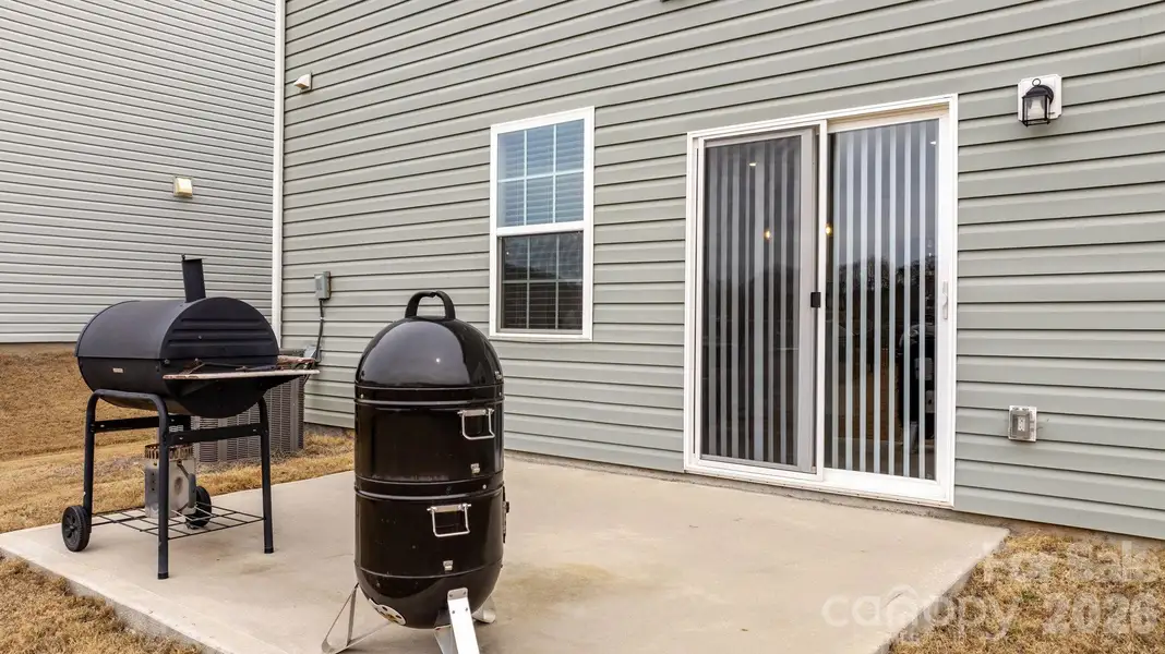 Exterior details and patio area of a home in Shannon Woods, Maiden (Image 4).