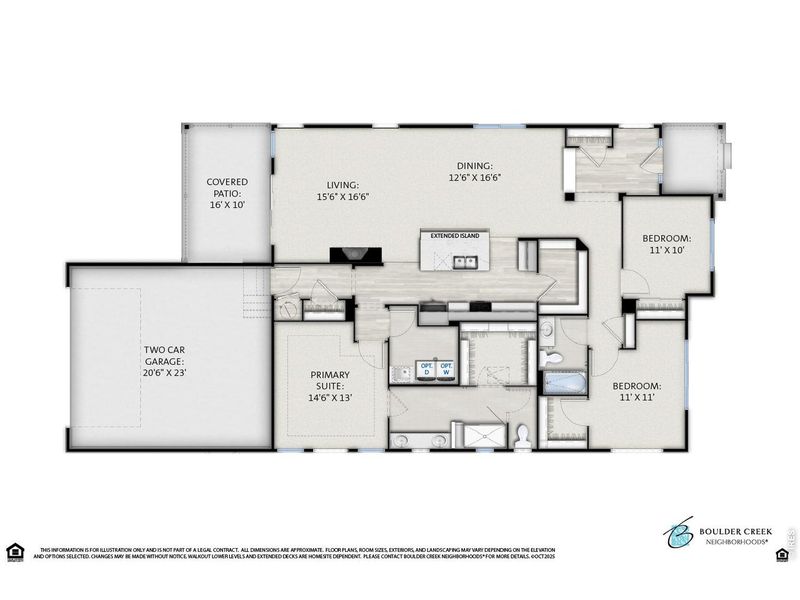 2D floor plan layout of this home in , Fort Collins, CO (Image 3).