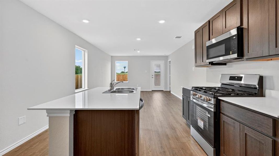 Furnished interior view inside a new home in The Hills of Sherman, Sherman (Image 7).