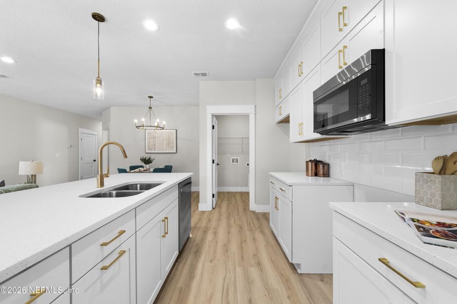 Furnished interior view inside a new home in , Jacksonville (Image 26).