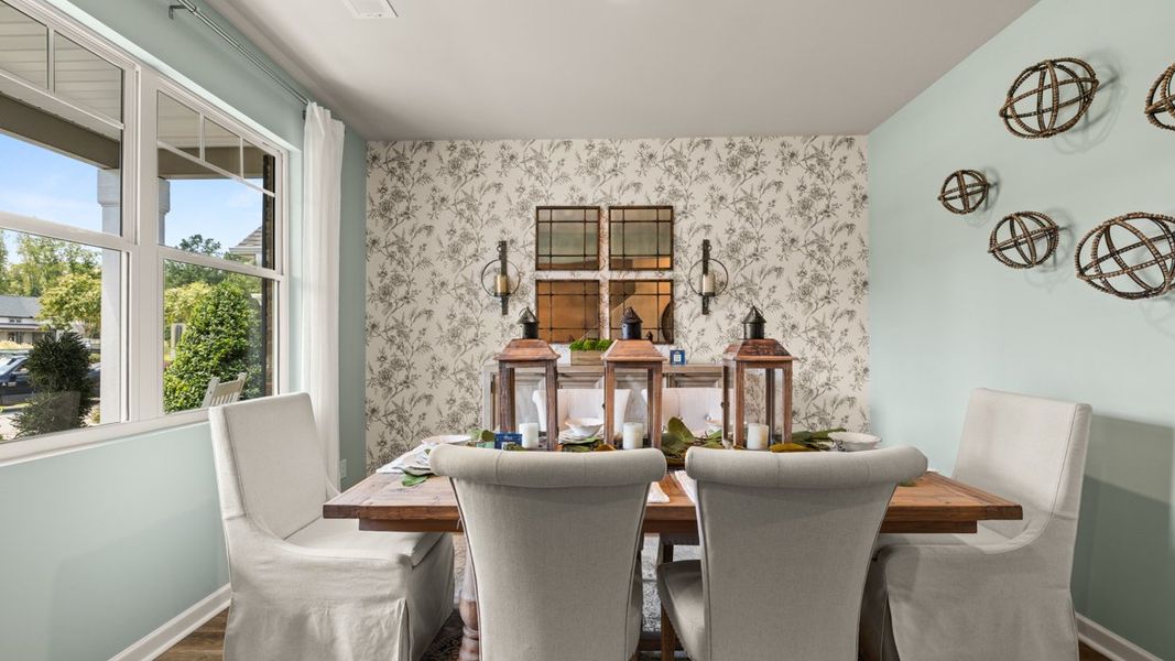 Representative furnished interior of a home built from the Elle by D.R. Horton in The Preserve at Agricultural Village, Perry (Image 6).