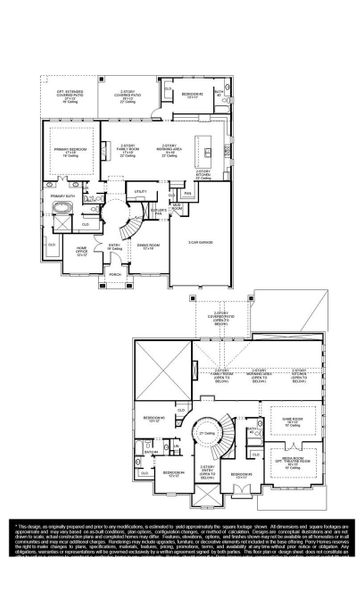 2D floor plan layout of this home in Valencia, Manvel, TX (Image 4).