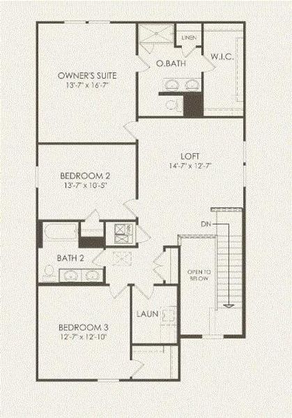 Pulte Homes, Modena floor plan