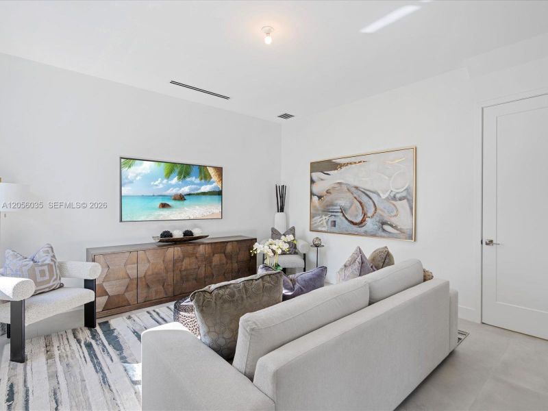 Furnished interior view inside a new home in , Miami (Image 51). Furnished interior view inside a new home in , Miami (Image 51).