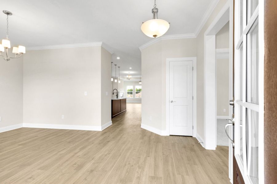 Spacious, unfurnished interior of a new home in Rutherford, Columbia (Image 18). Spacious, unfurnished interior of a new home in Rutherford, Columbia (Image 18).