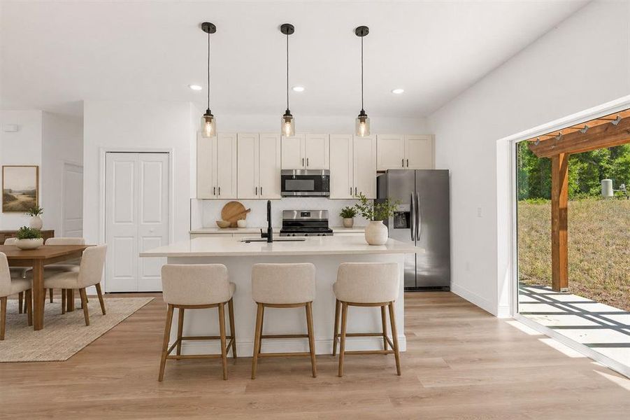 Furnished interior view inside a new home in , Ocala (Image 15).