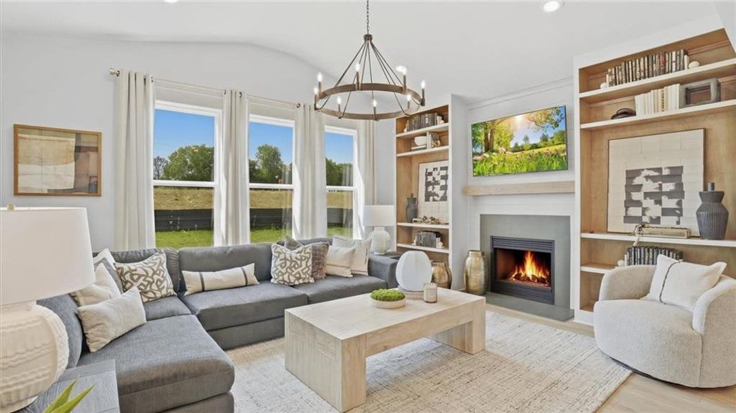 Furnished interior view inside a new home in Brighton, Locust Grove (Image 10).