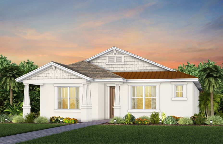 Representative exterior photo of a completed home built from the Arbordale II by Pulte Homes in SeaFlower, Bradenton, FL (Image 34). Representative exterior photo of a completed home built from the Arbordale II by Pulte Homes in SeaFlower, Bradenton, FL (Image 34).