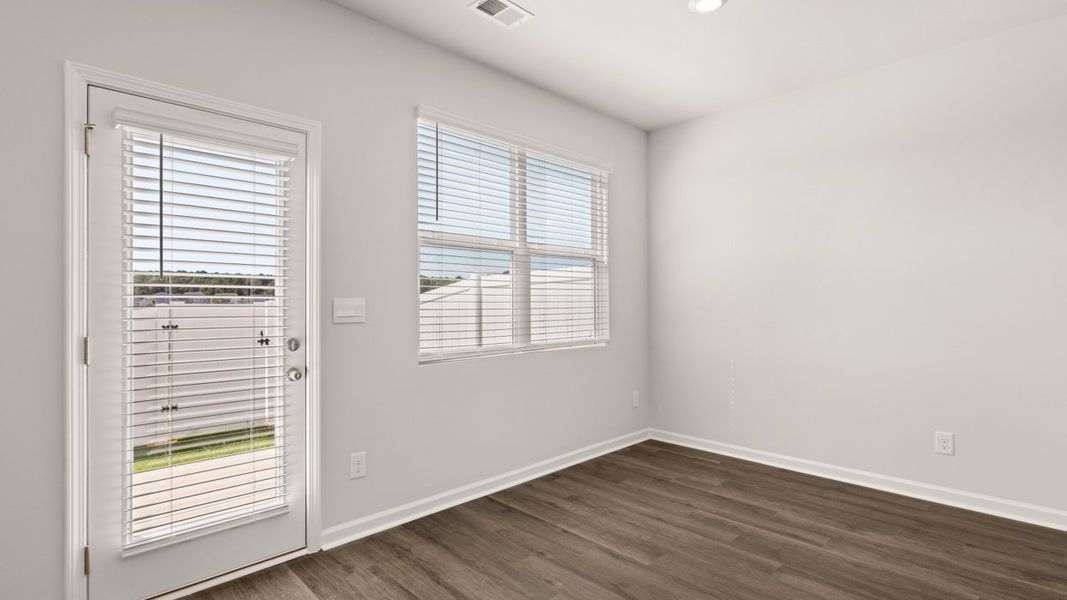 Spacious, unfurnished interior of a new home in Rushing Waters Townhomes, North Augusta (Image 11). Spacious, unfurnished interior of a new home in Rushing Waters Townhomes, North Augusta (Image 11).