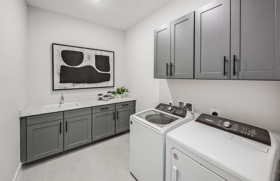 Representative furnished interior of a home built from the Norwood by Pulte Homes in Bleckley Station, Ball Ground (Image 28).